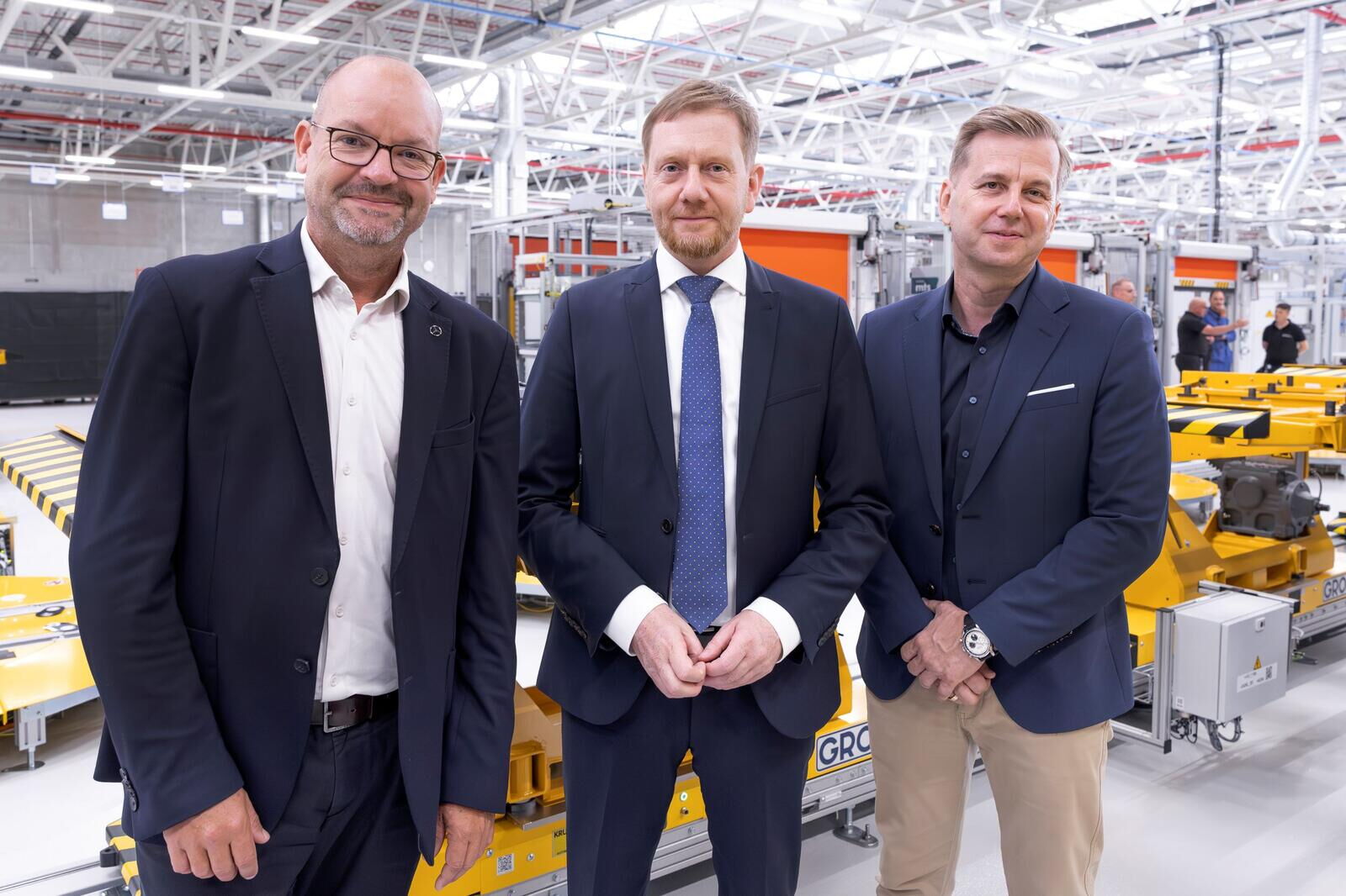 Foto mit Ministerpräsident Michael Kretschmer